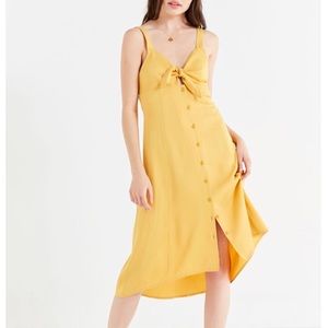 RARE Urban Outfitters Yellow Dress Size Small